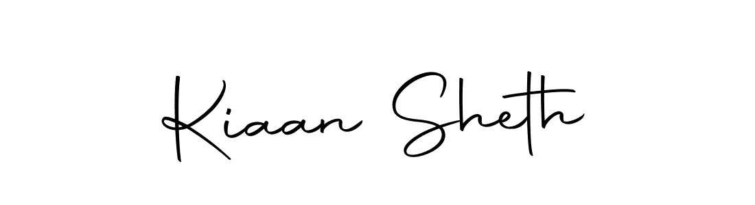 Design your own signature with our free online signature maker. With this signature software, you can create a handwritten (Autography-DOLnW) signature for name Kiaan Sheth. Kiaan Sheth signature style 10 images and pictures png