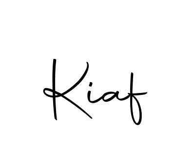 Kiaf stylish signature style. Best Handwritten Sign (Autography-DOLnW) for my name. Handwritten Signature Collection Ideas for my name Kiaf. Kiaf signature style 10 images and pictures png