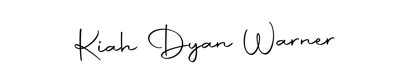 You can use this online signature creator to create a handwritten signature for the name Kiah Dyan Warner. This is the best online autograph maker. Kiah Dyan Warner signature style 10 images and pictures png