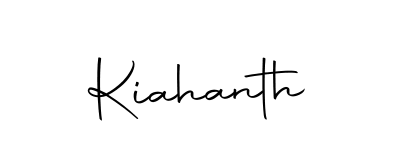 Also we have Kiahanth name is the best signature style. Create professional handwritten signature collection using Autography-DOLnW autograph style. Kiahanth signature style 10 images and pictures png