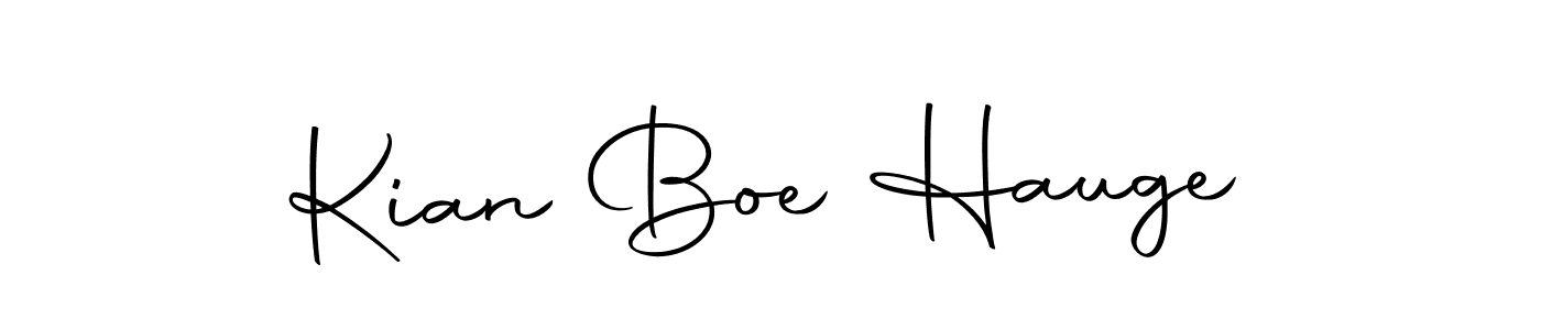 Design your own signature with our free online signature maker. With this signature software, you can create a handwritten (Autography-DOLnW) signature for name Kian Boe Hauge. Kian Boe Hauge signature style 10 images and pictures png