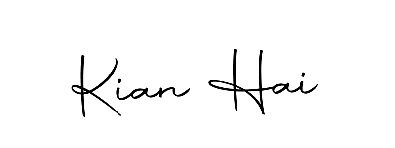 Kian Hai stylish signature style. Best Handwritten Sign (Autography-DOLnW) for my name. Handwritten Signature Collection Ideas for my name Kian Hai. Kian Hai signature style 10 images and pictures png