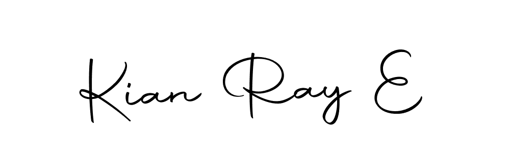 Kian Ray E stylish signature style. Best Handwritten Sign (Autography-DOLnW) for my name. Handwritten Signature Collection Ideas for my name Kian Ray E. Kian Ray E signature style 10 images and pictures png