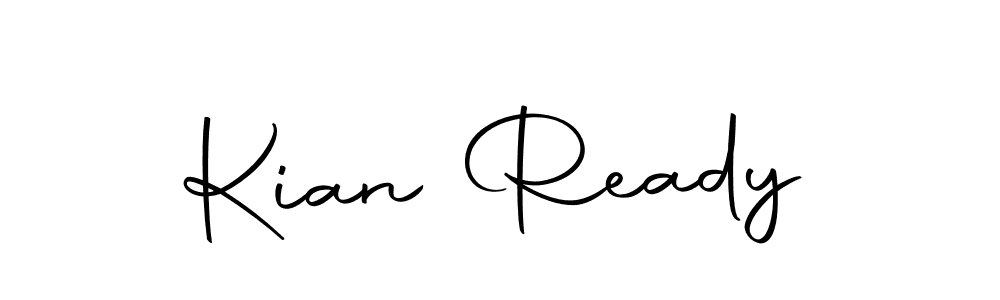 Design your own signature with our free online signature maker. With this signature software, you can create a handwritten (Autography-DOLnW) signature for name Kian Ready. Kian Ready signature style 10 images and pictures png