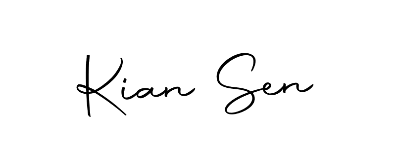 Similarly Autography-DOLnW is the best handwritten signature design. Signature creator online .You can use it as an online autograph creator for name Kian Sen. Kian Sen signature style 10 images and pictures png