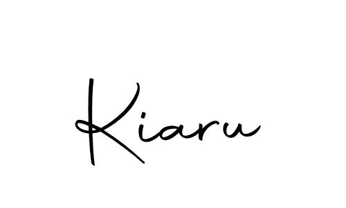 Use a signature maker to create a handwritten signature online. With this signature software, you can design (Autography-DOLnW) your own signature for name Kiaru. Kiaru signature style 10 images and pictures png