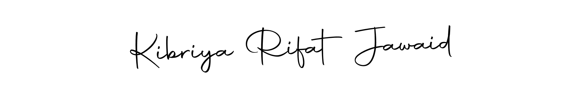 Design your own signature with our free online signature maker. With this signature software, you can create a handwritten (Autography-DOLnW) signature for name Kibriya Rifat Jawaid. Kibriya Rifat Jawaid signature style 10 images and pictures png