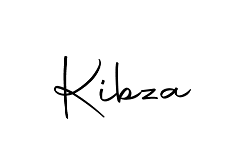 Kibza stylish signature style. Best Handwritten Sign (Autography-DOLnW) for my name. Handwritten Signature Collection Ideas for my name Kibza. Kibza signature style 10 images and pictures png