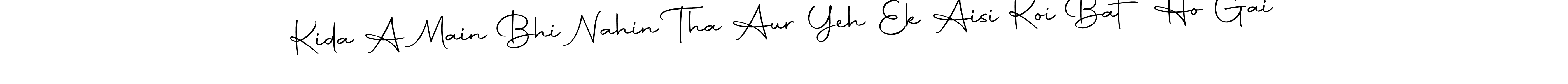 You should practise on your own different ways (Autography-DOLnW) to write your name (Kida A Main Bhi Nahin Tha Aur Yeh Ek Aisi Koi Bat Ho Gai) in signature. don't let someone else do it for you. Kida A Main Bhi Nahin Tha Aur Yeh Ek Aisi Koi Bat Ho Gai signature style 10 images and pictures png