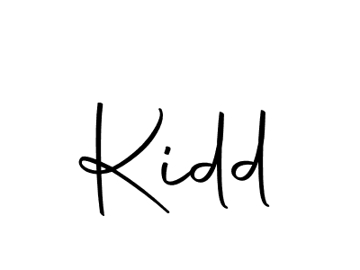 Design your own signature with our free online signature maker. With this signature software, you can create a handwritten (Autography-DOLnW) signature for name Kidd. Kidd signature style 10 images and pictures png