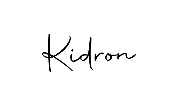 Use a signature maker to create a handwritten signature online. With this signature software, you can design (Autography-DOLnW) your own signature for name Kidron. Kidron signature style 10 images and pictures png
