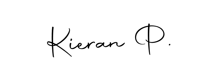 How to make Kieran P. signature? Autography-DOLnW is a professional autograph style. Create handwritten signature for Kieran P. name. Kieran P. signature style 10 images and pictures png