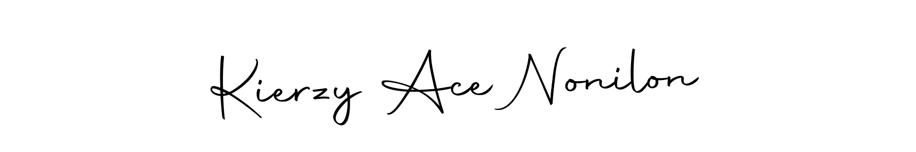 Also we have Kierzy Ace Nonilon name is the best signature style. Create professional handwritten signature collection using Autography-DOLnW autograph style. Kierzy Ace Nonilon signature style 10 images and pictures png