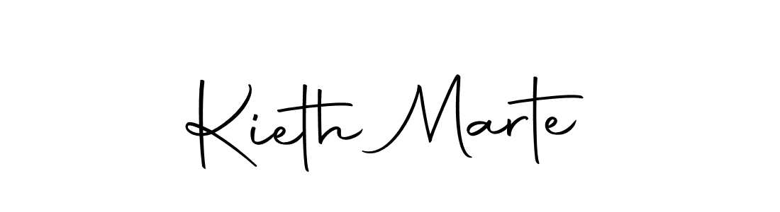 Make a beautiful signature design for name Kieth Marte. With this signature (Autography-DOLnW) style, you can create a handwritten signature for free. Kieth Marte signature style 10 images and pictures png