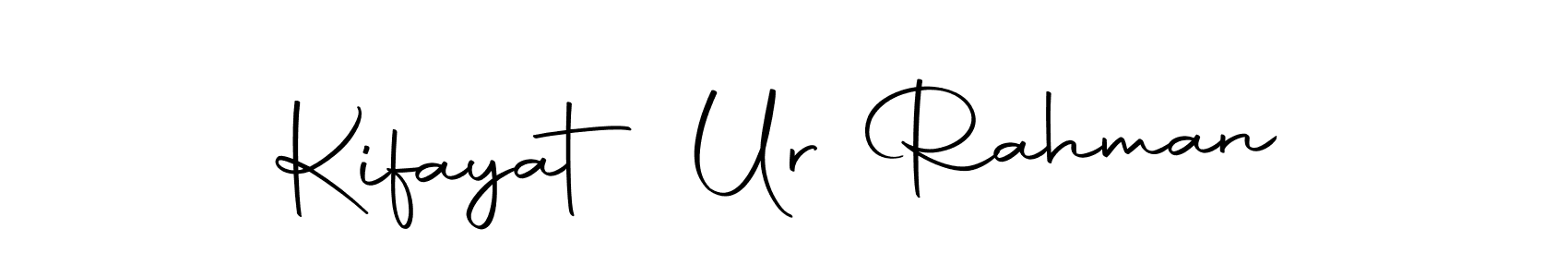 Use a signature maker to create a handwritten signature online. With this signature software, you can design (Autography-DOLnW) your own signature for name Kifayat Ur Rahman. Kifayat Ur Rahman signature style 10 images and pictures png