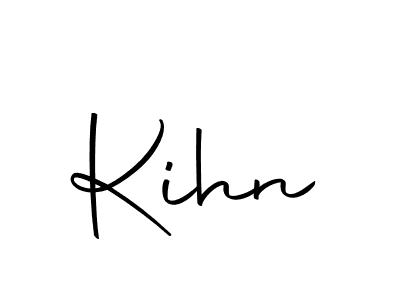 You should practise on your own different ways (Autography-DOLnW) to write your name (Kihn) in signature. don't let someone else do it for you. Kihn signature style 10 images and pictures png