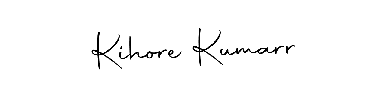 if you are searching for the best signature style for your name Kihore Kumarr. so please give up your signature search. here we have designed multiple signature styles  using Autography-DOLnW. Kihore Kumarr signature style 10 images and pictures png