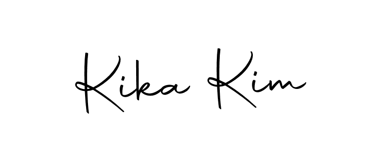 How to make Kika Kim name signature. Use Autography-DOLnW style for creating short signs online. This is the latest handwritten sign. Kika Kim signature style 10 images and pictures png