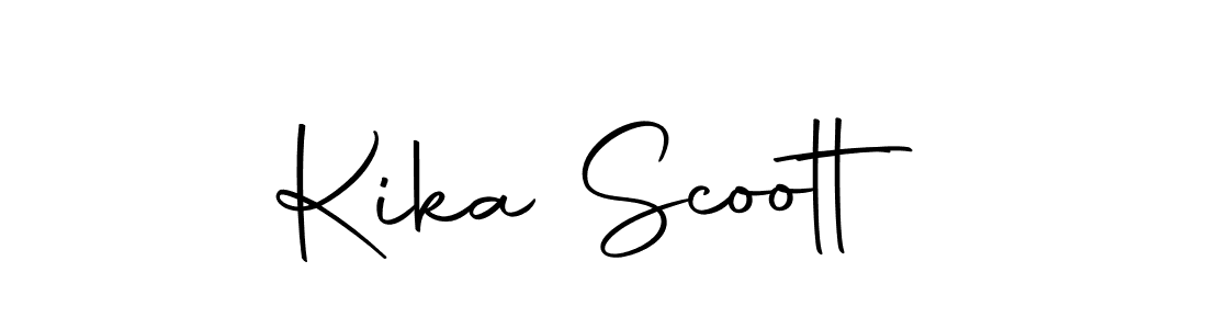 Create a beautiful signature design for name Kika Scoott. With this signature (Autography-DOLnW) fonts, you can make a handwritten signature for free. Kika Scoott signature style 10 images and pictures png