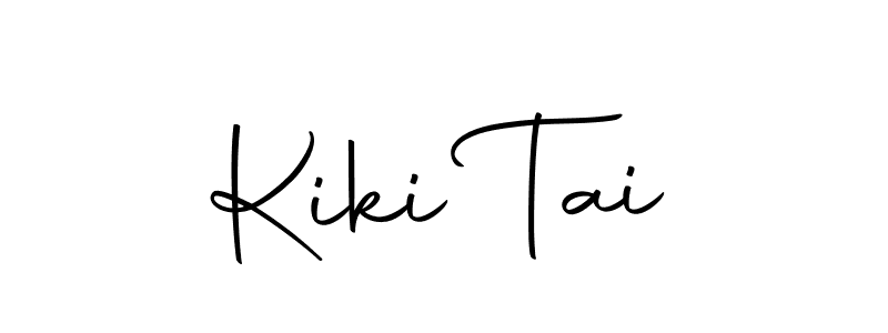 Use a signature maker to create a handwritten signature online. With this signature software, you can design (Autography-DOLnW) your own signature for name Kiki Tai. Kiki Tai signature style 10 images and pictures png