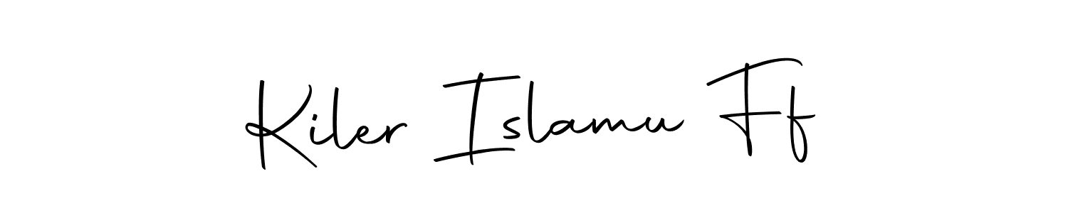 Similarly Autography-DOLnW is the best handwritten signature design. Signature creator online .You can use it as an online autograph creator for name Kiler Islamu Ff. Kiler Islamu Ff signature style 10 images and pictures png