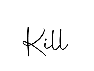 Make a beautiful signature design for name Kill. With this signature (Autography-DOLnW) style, you can create a handwritten signature for free. Kill signature style 10 images and pictures png