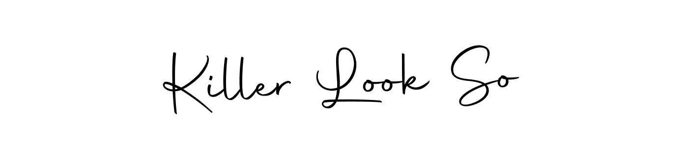 You should practise on your own different ways (Autography-DOLnW) to write your name (Killer Look So) in signature. don't let someone else do it for you. Killer Look So signature style 10 images and pictures png