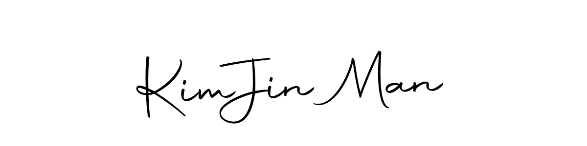 Design your own signature with our free online signature maker. With this signature software, you can create a handwritten (Autography-DOLnW) signature for name Kim  Jin Man. Kim  Jin Man signature style 10 images and pictures png