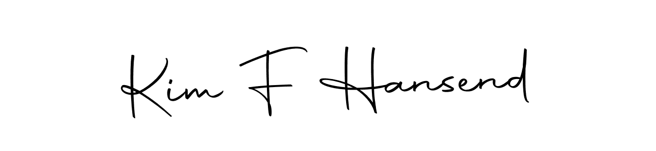 Also we have Kim F Hansend name is the best signature style. Create professional handwritten signature collection using Autography-DOLnW autograph style. Kim F Hansend signature style 10 images and pictures png