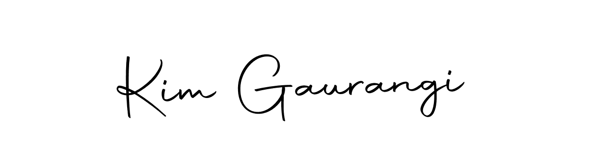 Kim Gaurangi stylish signature style. Best Handwritten Sign (Autography-DOLnW) for my name. Handwritten Signature Collection Ideas for my name Kim Gaurangi. Kim Gaurangi signature style 10 images and pictures png