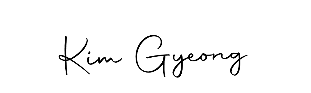 Make a beautiful signature design for name Kim Gyeong. With this signature (Autography-DOLnW) style, you can create a handwritten signature for free. Kim Gyeong signature style 10 images and pictures png