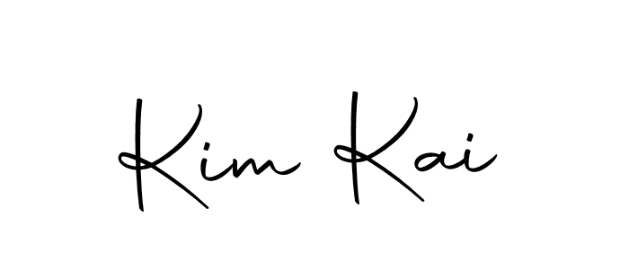 Similarly Autography-DOLnW is the best handwritten signature design. Signature creator online .You can use it as an online autograph creator for name Kim Kai. Kim Kai signature style 10 images and pictures png