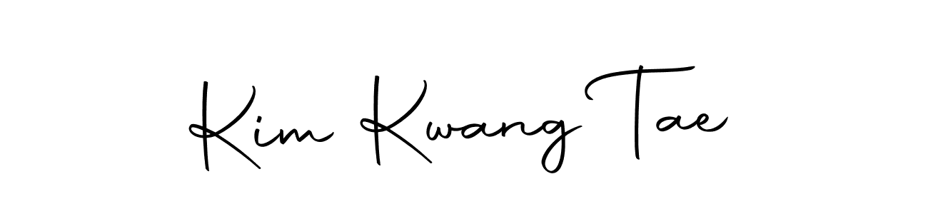 Make a beautiful signature design for name Kim Kwang Tae. With this signature (Autography-DOLnW) style, you can create a handwritten signature for free. Kim Kwang Tae signature style 10 images and pictures png