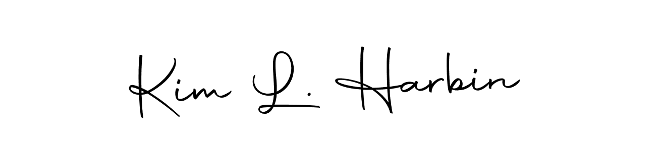 How to make Kim L. Harbin signature? Autography-DOLnW is a professional autograph style. Create handwritten signature for Kim L. Harbin name. Kim L. Harbin signature style 10 images and pictures png