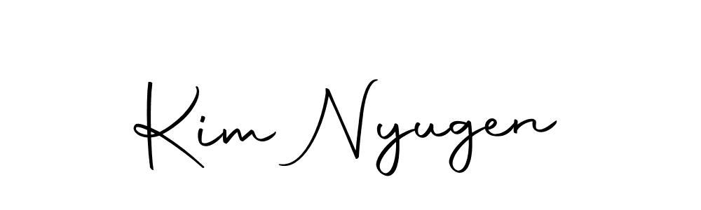 How to make Kim Nyugen name signature. Use Autography-DOLnW style for creating short signs online. This is the latest handwritten sign. Kim Nyugen signature style 10 images and pictures png