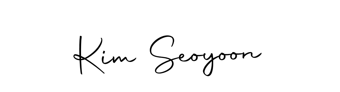 You should practise on your own different ways (Autography-DOLnW) to write your name (Kim Seoyoon) in signature. don't let someone else do it for you. Kim Seoyoon signature style 10 images and pictures png