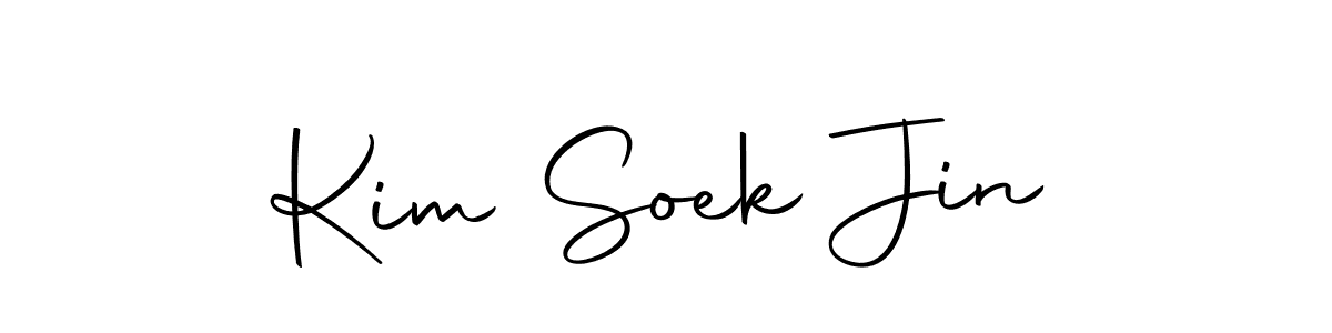 You can use this online signature creator to create a handwritten signature for the name Kim Soek Jin. This is the best online autograph maker. Kim Soek Jin signature style 10 images and pictures png