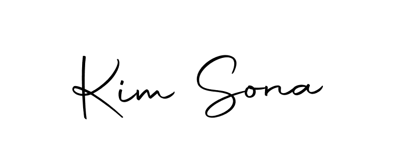 Kim Sona stylish signature style. Best Handwritten Sign (Autography-DOLnW) for my name. Handwritten Signature Collection Ideas for my name Kim Sona. Kim Sona signature style 10 images and pictures png