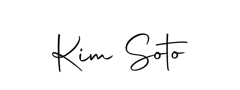 Design your own signature with our free online signature maker. With this signature software, you can create a handwritten (Autography-DOLnW) signature for name Kim Soto. Kim Soto signature style 10 images and pictures png