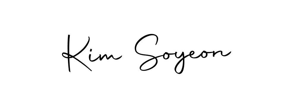 Make a beautiful signature design for name Kim Soyeon. With this signature (Autography-DOLnW) style, you can create a handwritten signature for free. Kim Soyeon signature style 10 images and pictures png