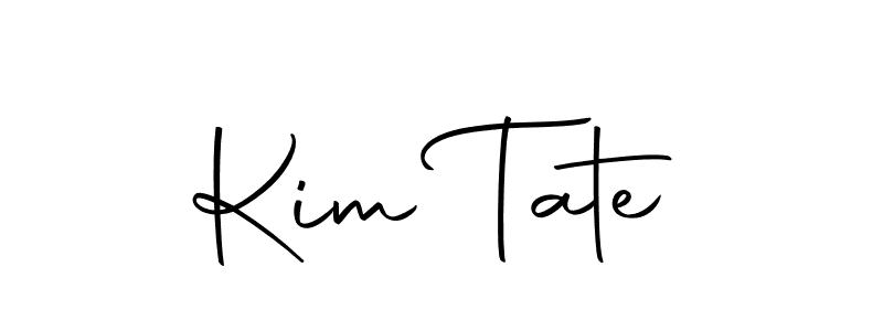 Use a signature maker to create a handwritten signature online. With this signature software, you can design (Autography-DOLnW) your own signature for name Kim Tate. Kim Tate signature style 10 images and pictures png