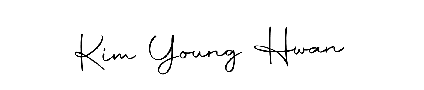 How to make Kim Young Hwan name signature. Use Autography-DOLnW style for creating short signs online. This is the latest handwritten sign. Kim Young Hwan signature style 10 images and pictures png