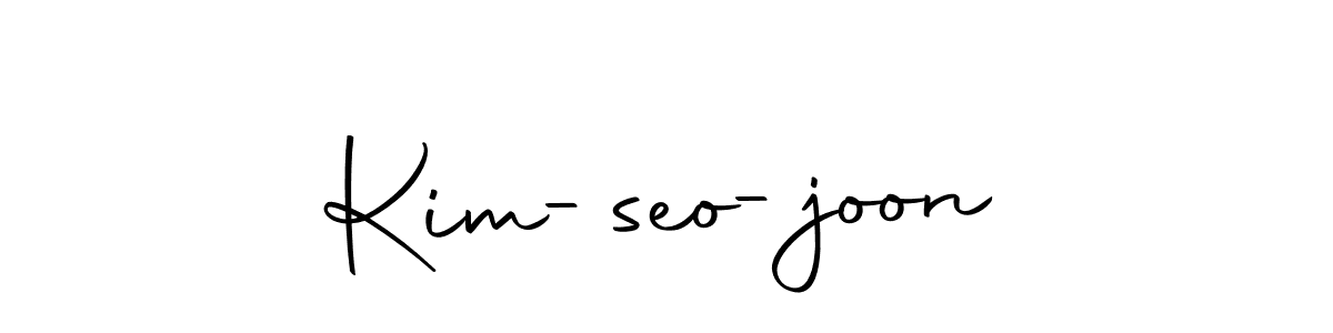 Also we have Kim-seo-joon name is the best signature style. Create professional handwritten signature collection using Autography-DOLnW autograph style. Kim-seo-joon signature style 10 images and pictures png