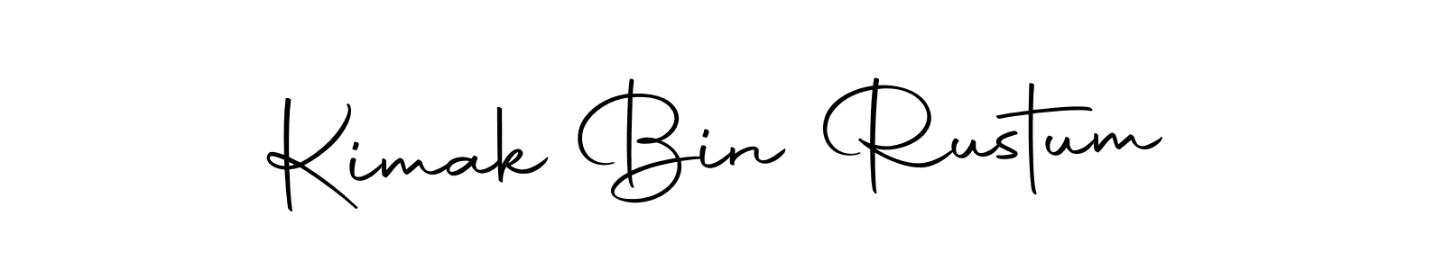 Kimak Bin Rustum stylish signature style. Best Handwritten Sign (Autography-DOLnW) for my name. Handwritten Signature Collection Ideas for my name Kimak Bin Rustum. Kimak Bin Rustum signature style 10 images and pictures png