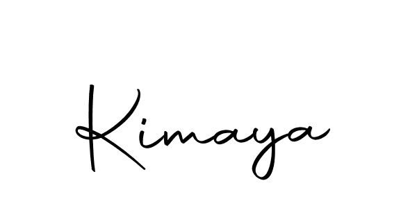 Design your own signature with our free online signature maker. With this signature software, you can create a handwritten (Autography-DOLnW) signature for name Kimaya. Kimaya signature style 10 images and pictures png