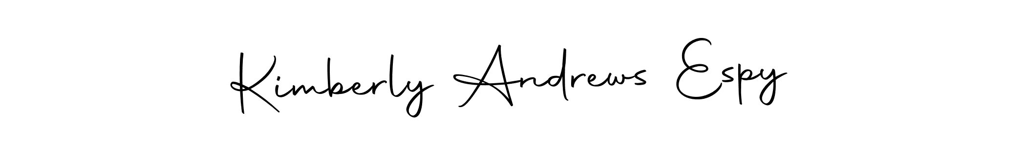 Autography-DOLnW is a professional signature style that is perfect for those who want to add a touch of class to their signature. It is also a great choice for those who want to make their signature more unique. Get Kimberly Andrews Espy name to fancy signature for free. Kimberly Andrews Espy signature style 10 images and pictures png