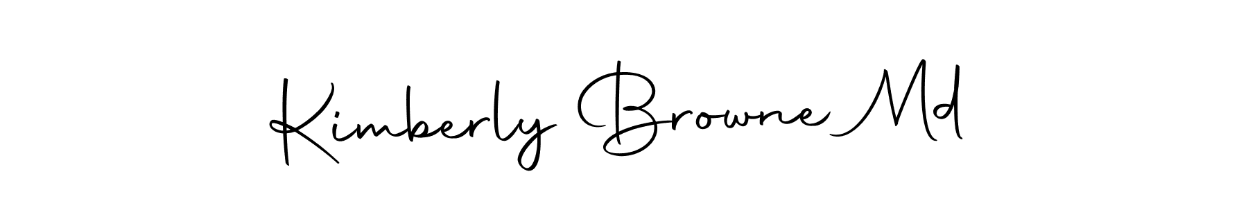 Use a signature maker to create a handwritten signature online. With this signature software, you can design (Autography-DOLnW) your own signature for name Kimberly Browne Md. Kimberly Browne Md signature style 10 images and pictures png