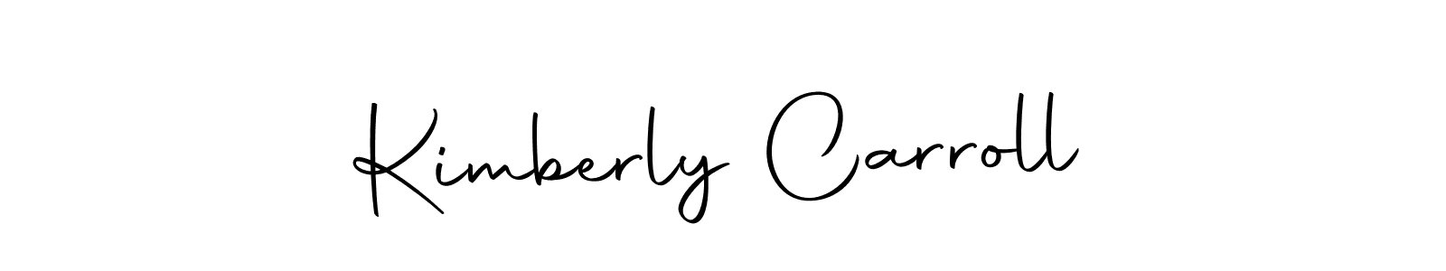 Kimberly Carroll stylish signature style. Best Handwritten Sign (Autography-DOLnW) for my name. Handwritten Signature Collection Ideas for my name Kimberly Carroll. Kimberly Carroll signature style 10 images and pictures png