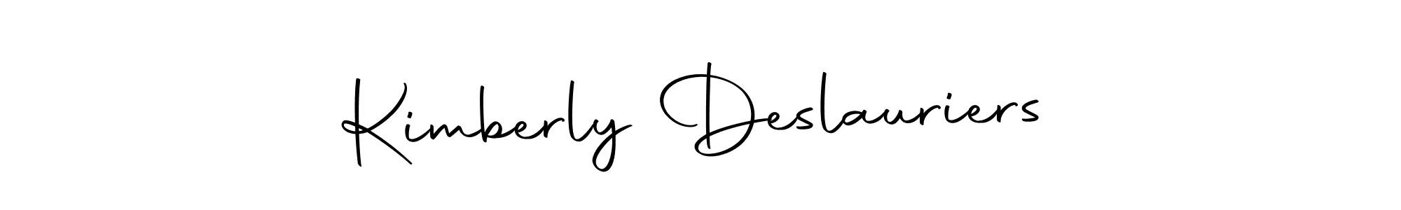 You should practise on your own different ways (Autography-DOLnW) to write your name (Kimberly Deslauriers) in signature. don't let someone else do it for you. Kimberly Deslauriers signature style 10 images and pictures png