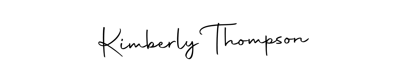 Make a beautiful signature design for name Kimberly Thompson. With this signature (Autography-DOLnW) style, you can create a handwritten signature for free. Kimberly Thompson signature style 10 images and pictures png